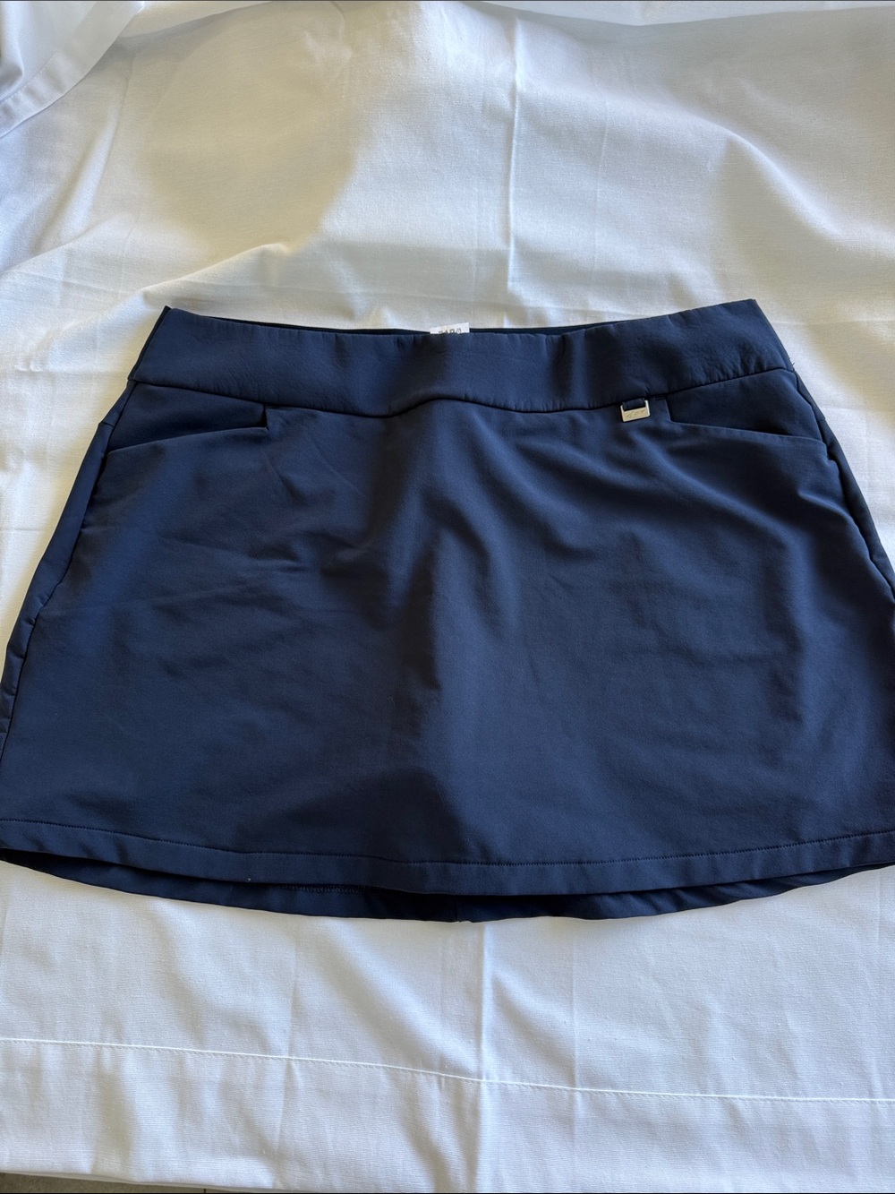 Greg Norman Collection Navy Performance Skort with Front Pockets